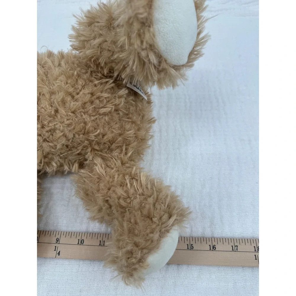Ganz Sleepy Shelby Bear Plush Tan Shaggy Soft Teddy Bear H15267 15 inch Large